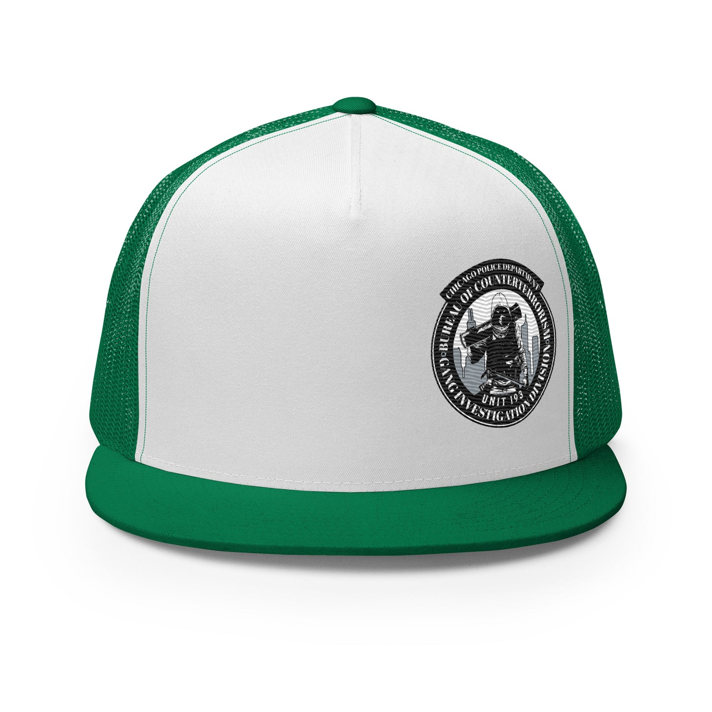 Unit 193 - Chicago Police Department - CPD BCT GID 5 Panel Trucker Cap (Left Image)