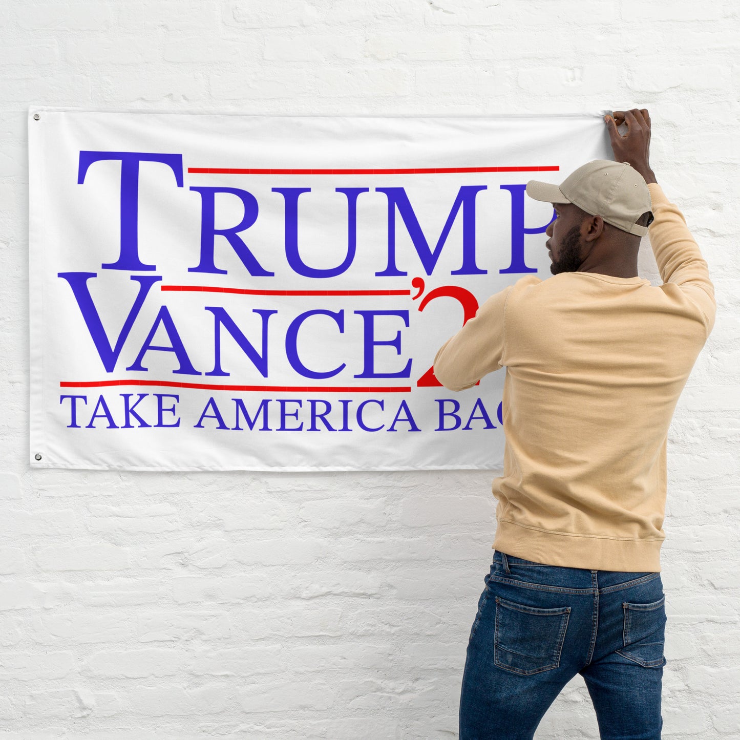 Trump Vance 2024 Take America Back! Flag