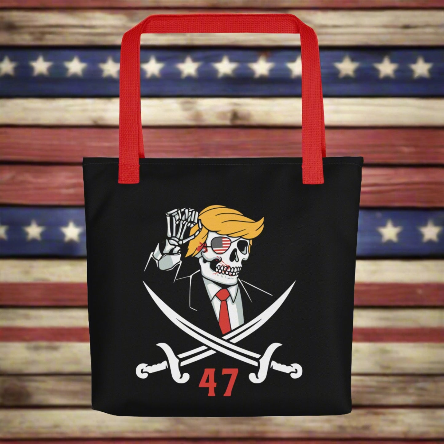 Trump 2024 47 Skeleton Tote Bag