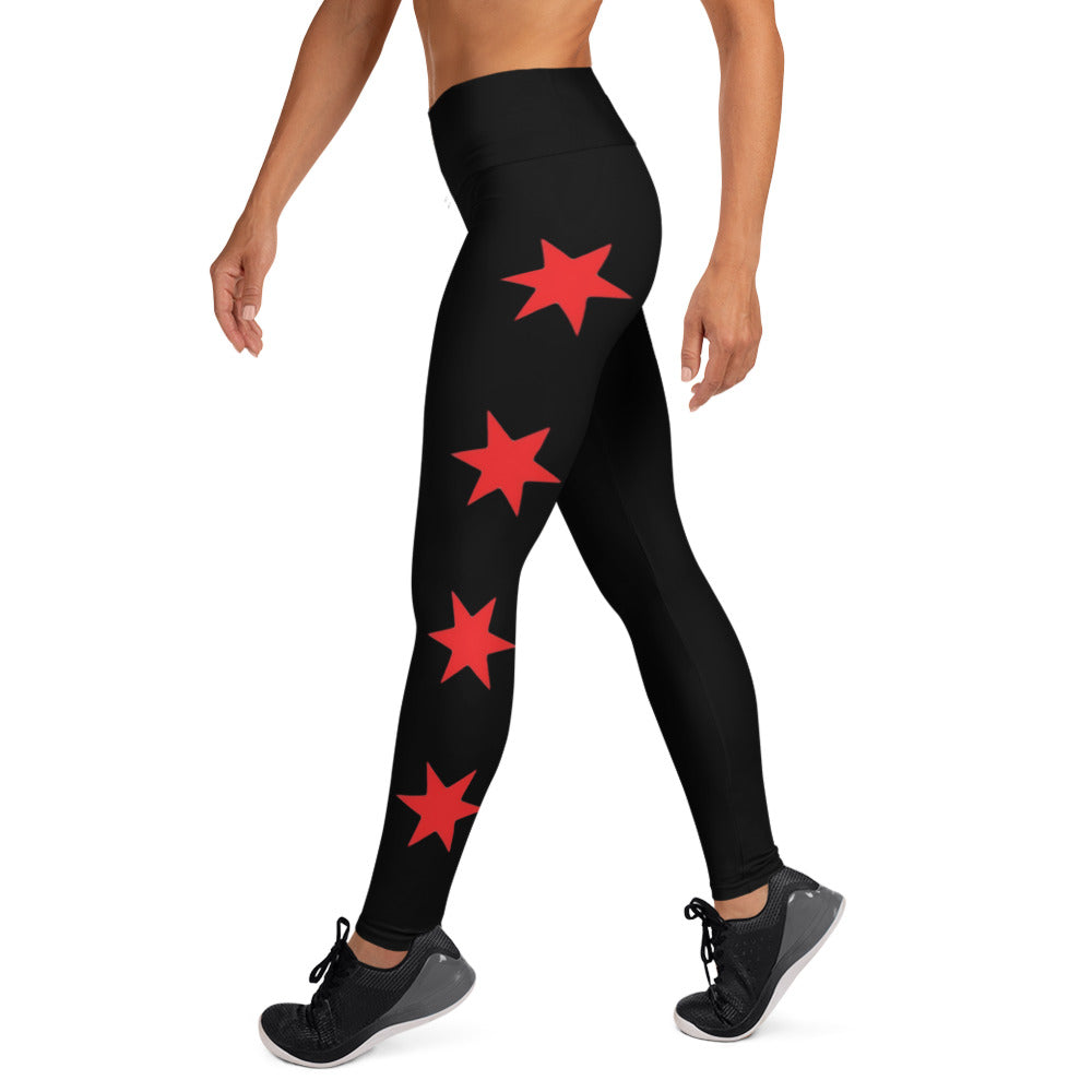 District 025 - Grand Central Chicago Police Sopranos Inspired Yoga Pants