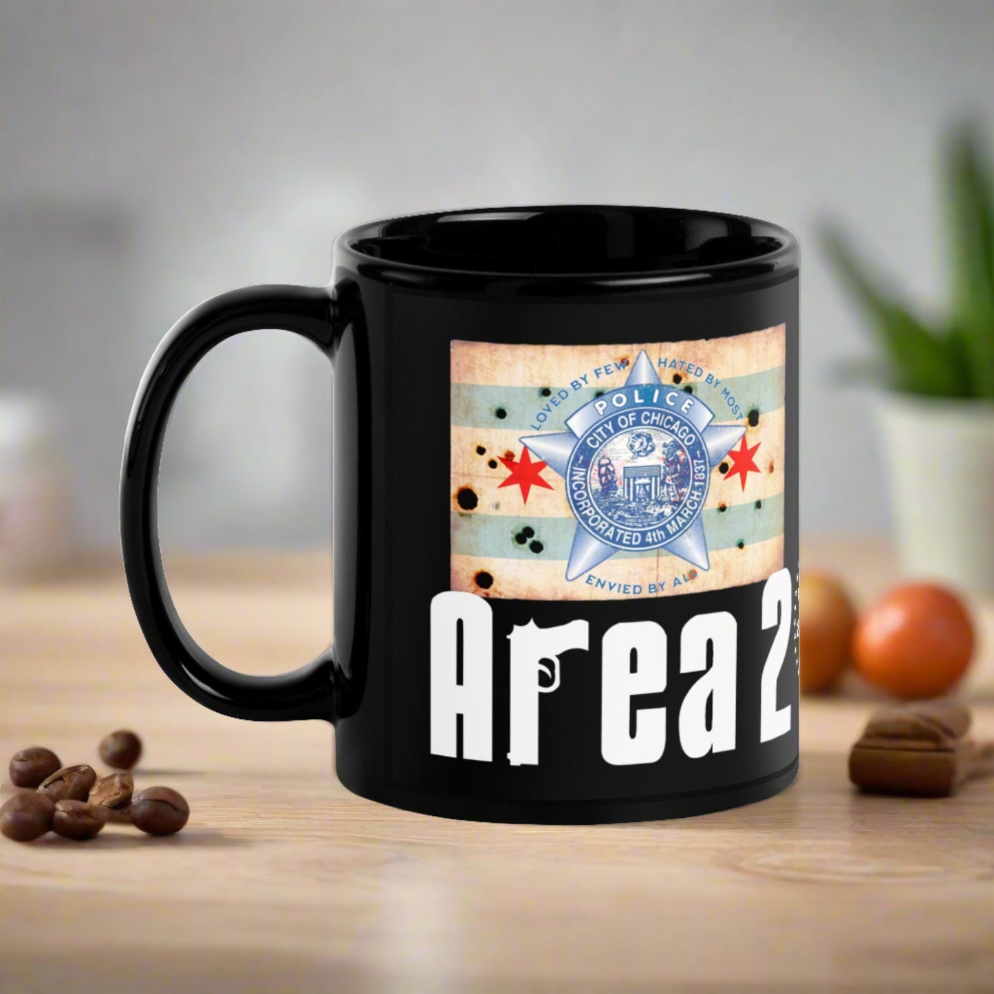 Area 2 Chicago Police Sopranos Inspired Coffee Mug