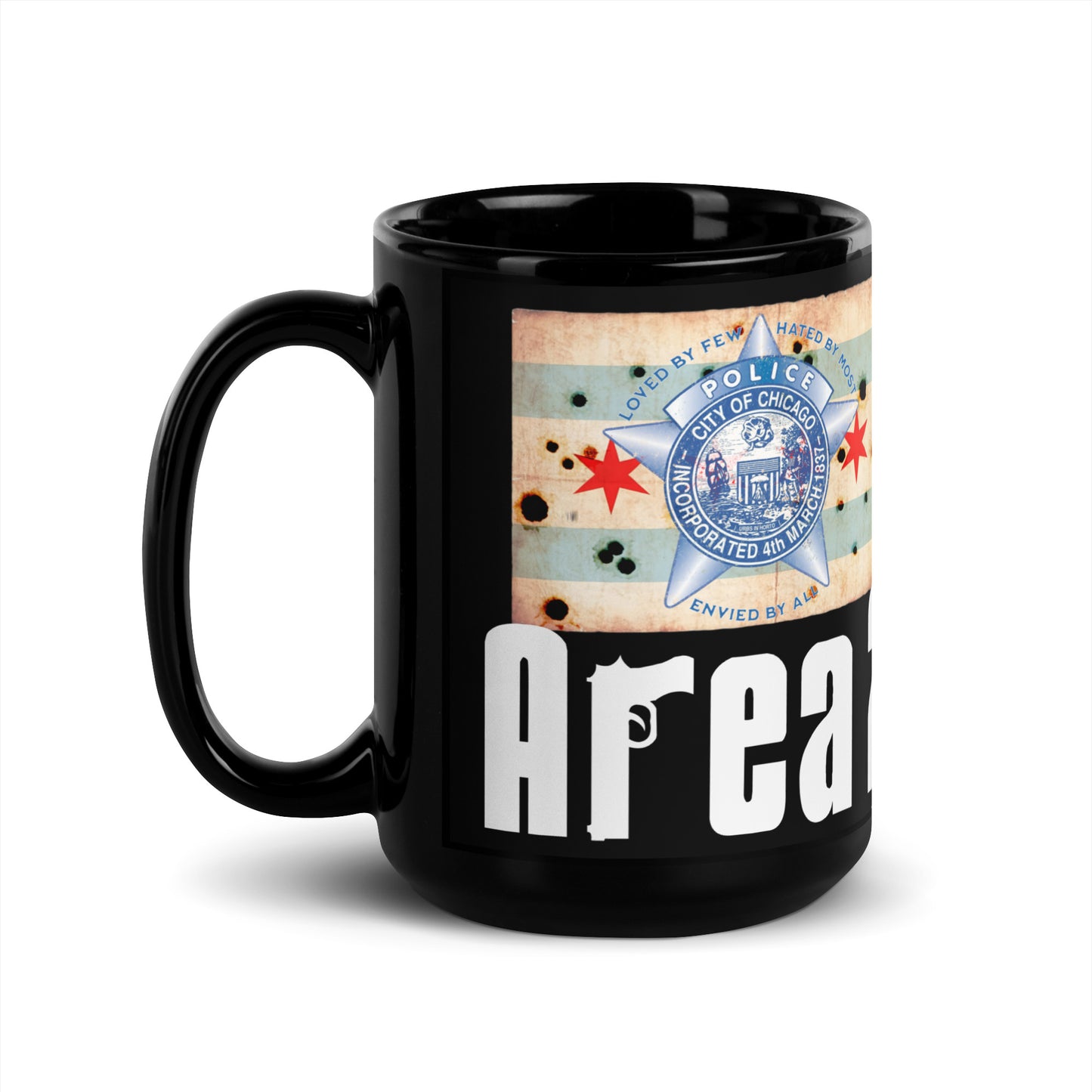 Area 2 Chicago Police Sopranos Inspired Coffee Mug