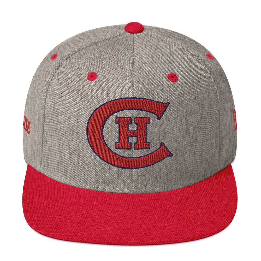 Chicago Hockey Club Old Time Hockey Customizable Snapback Hat by Alpha Hockey Club