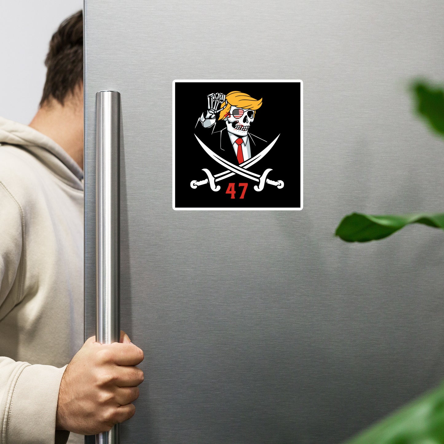 Trump 47 Skeleton Magnet