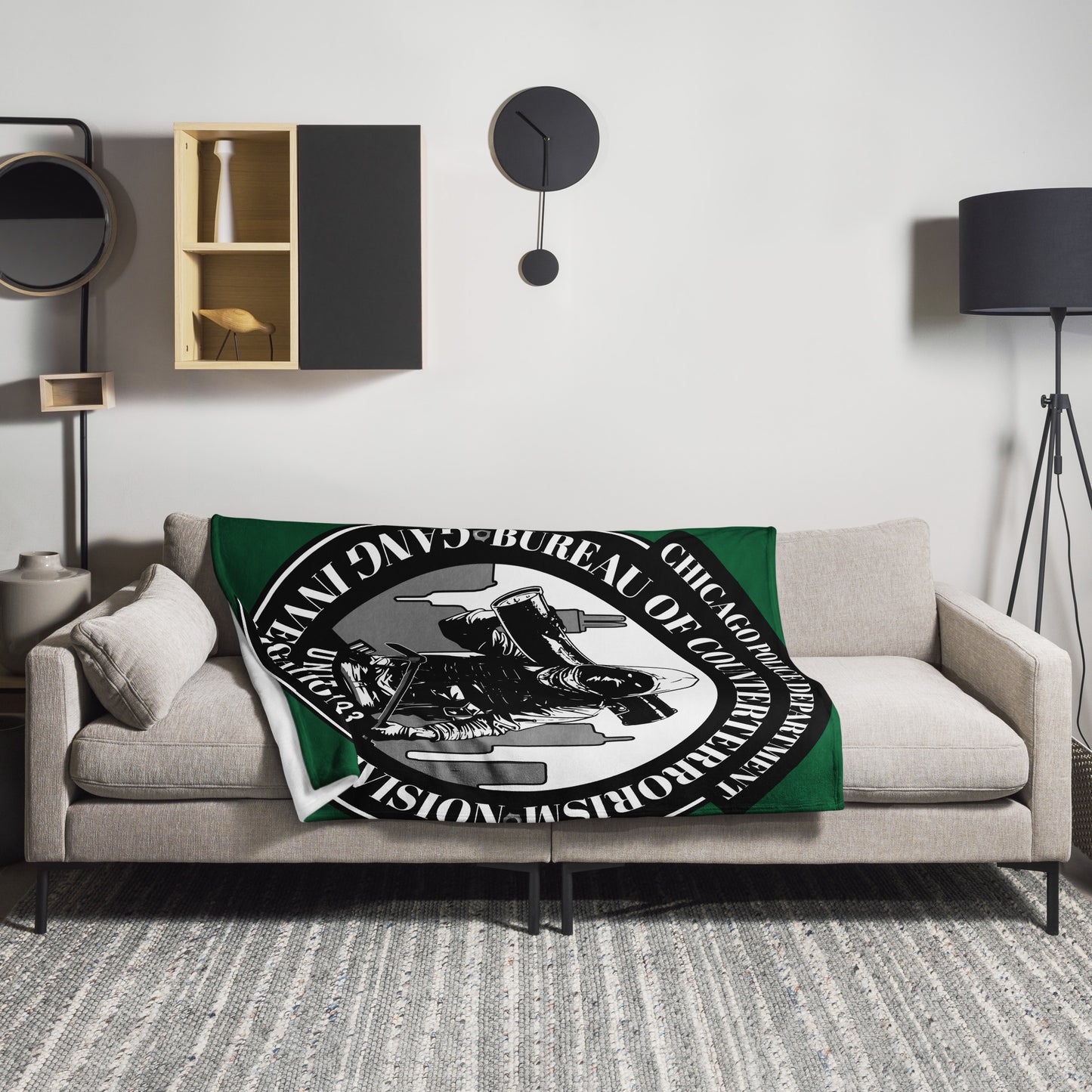 Unit 193 - Chicago Police Department - CPD BCT GID Throw Blanket
