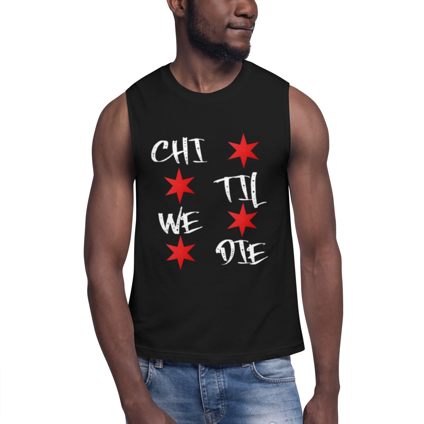 'Chi Til We Die' Chicago Themed Muscle Tank Top | Windy City Apparel