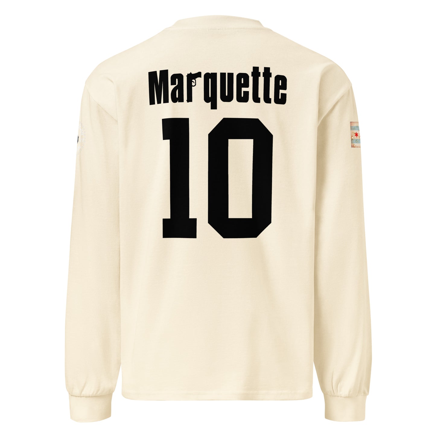 District 010 - Chicago Police 010th District Marquette Sopranos Inspired Heavy Weight Long Sleeve T-Shirt by Alpha Wear