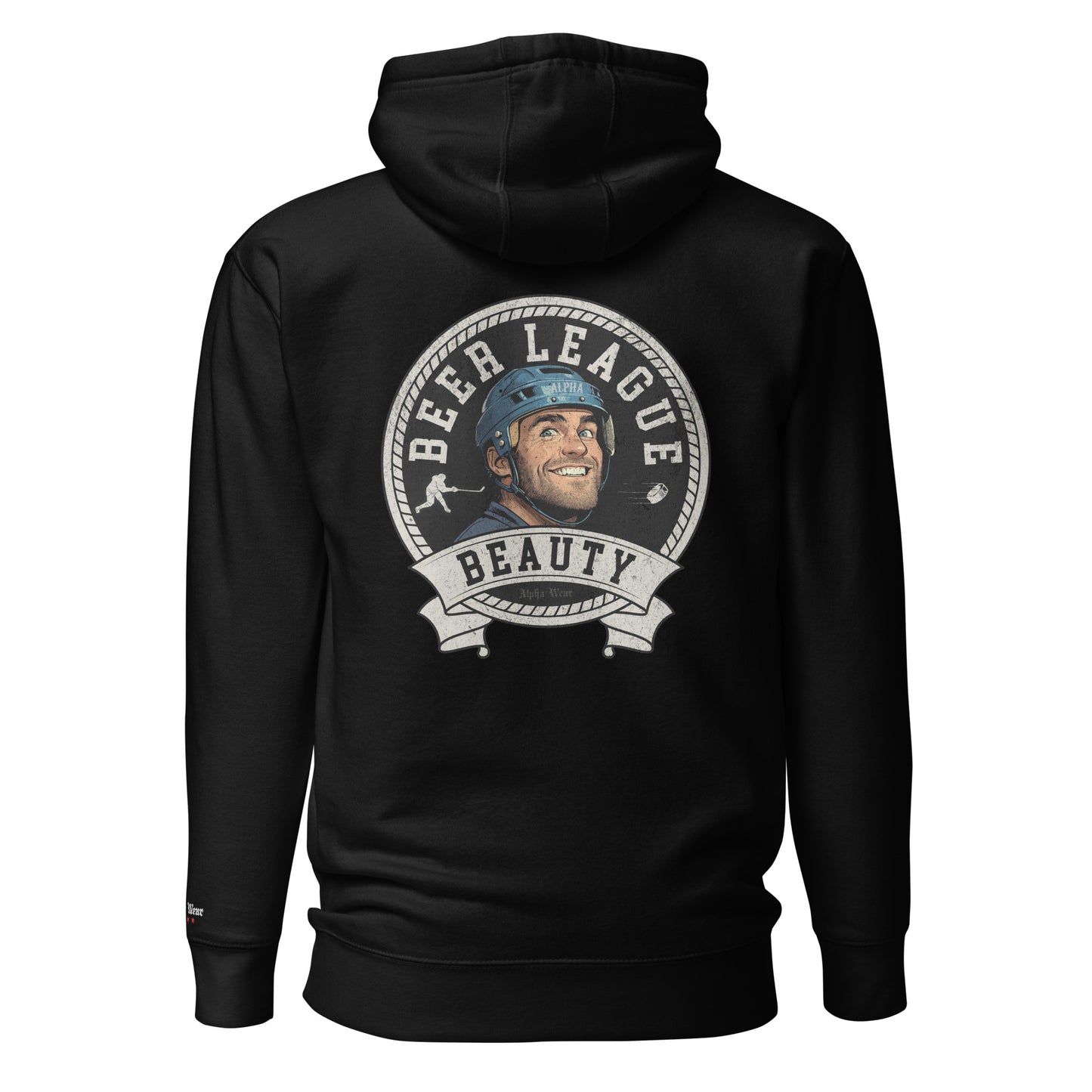 "Beer League Beauty" Hoodie by Alpha Hockey Club