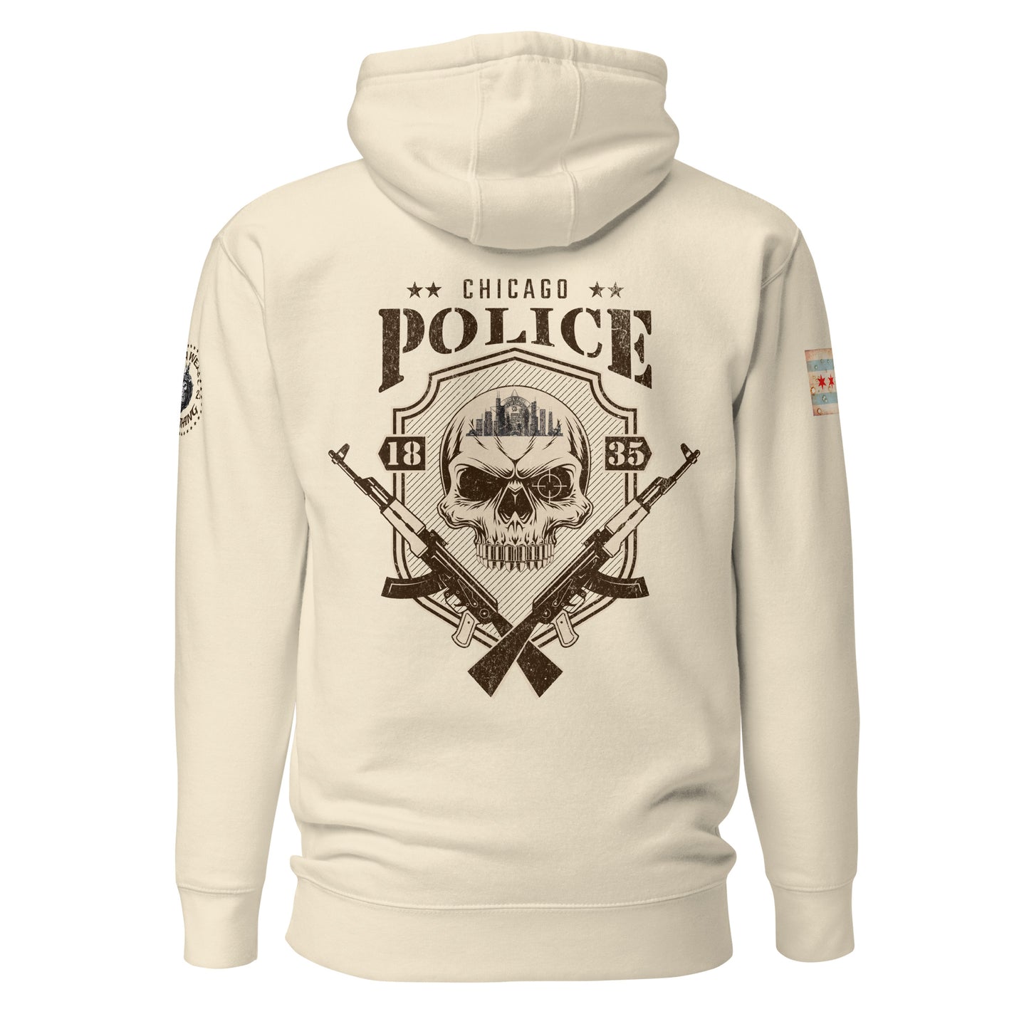 “Sniper Skull” Chicago Police Hoodie by Alpha Wear