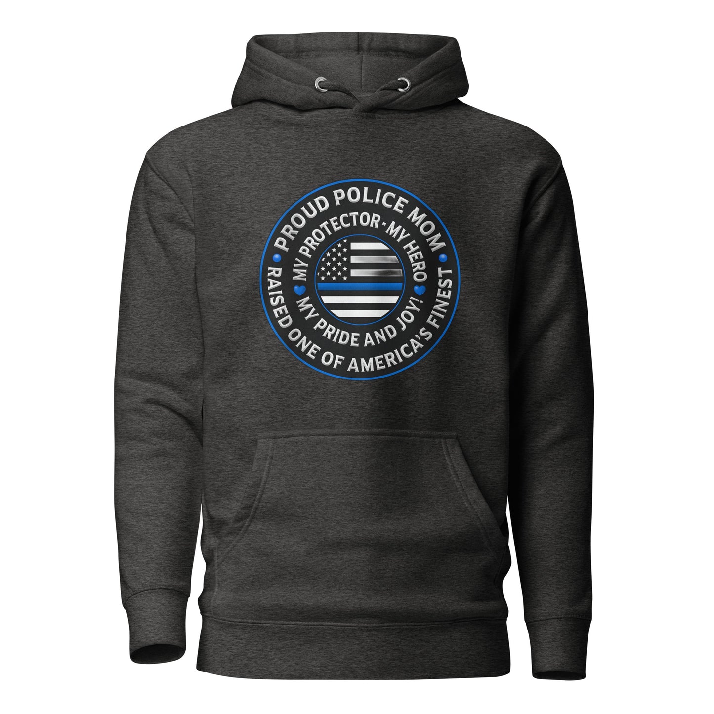 Proud Police Mom - Mother's Day Hoodie (Front Logo)