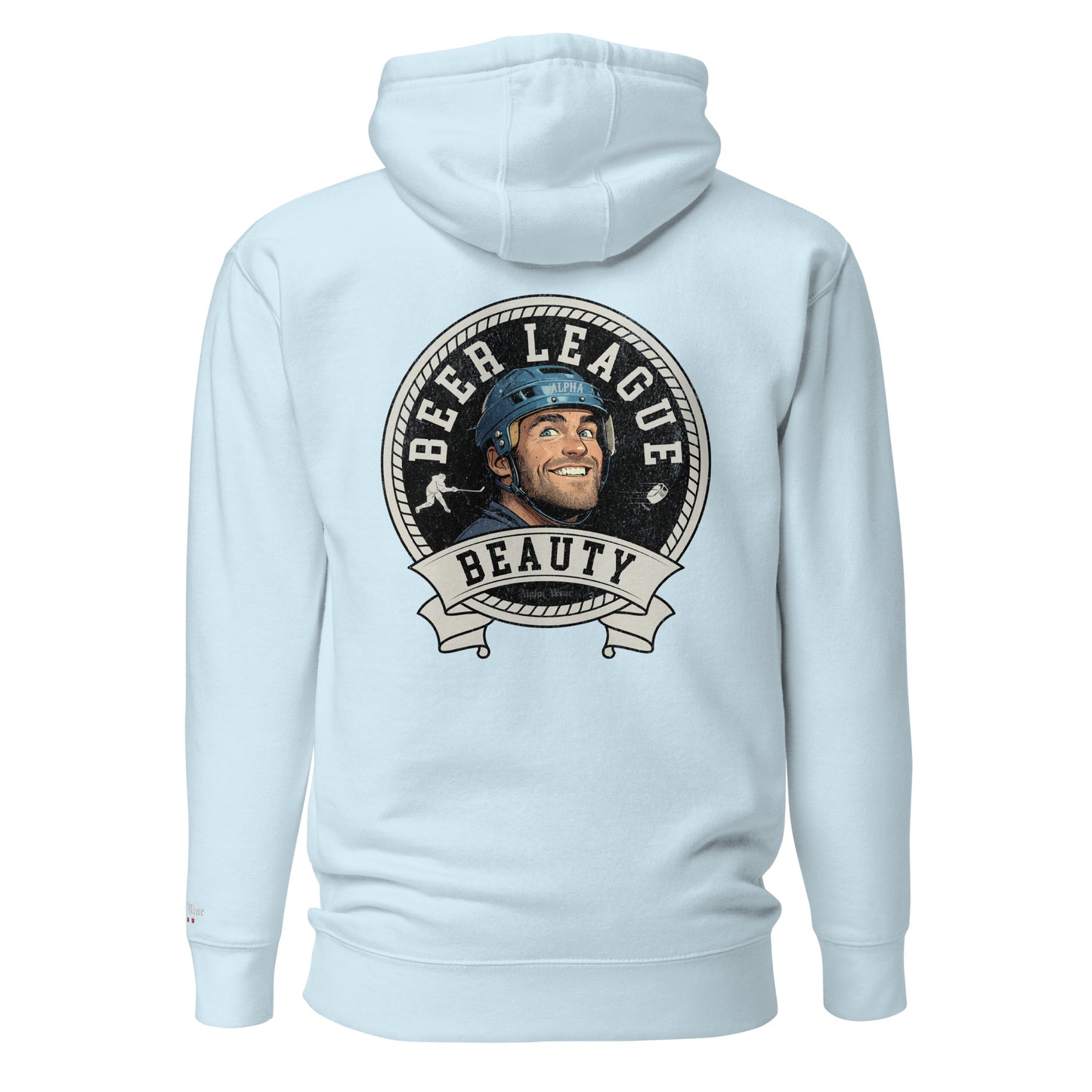 "Beer League Beauty" Hoodie by Alpha Hockey Club