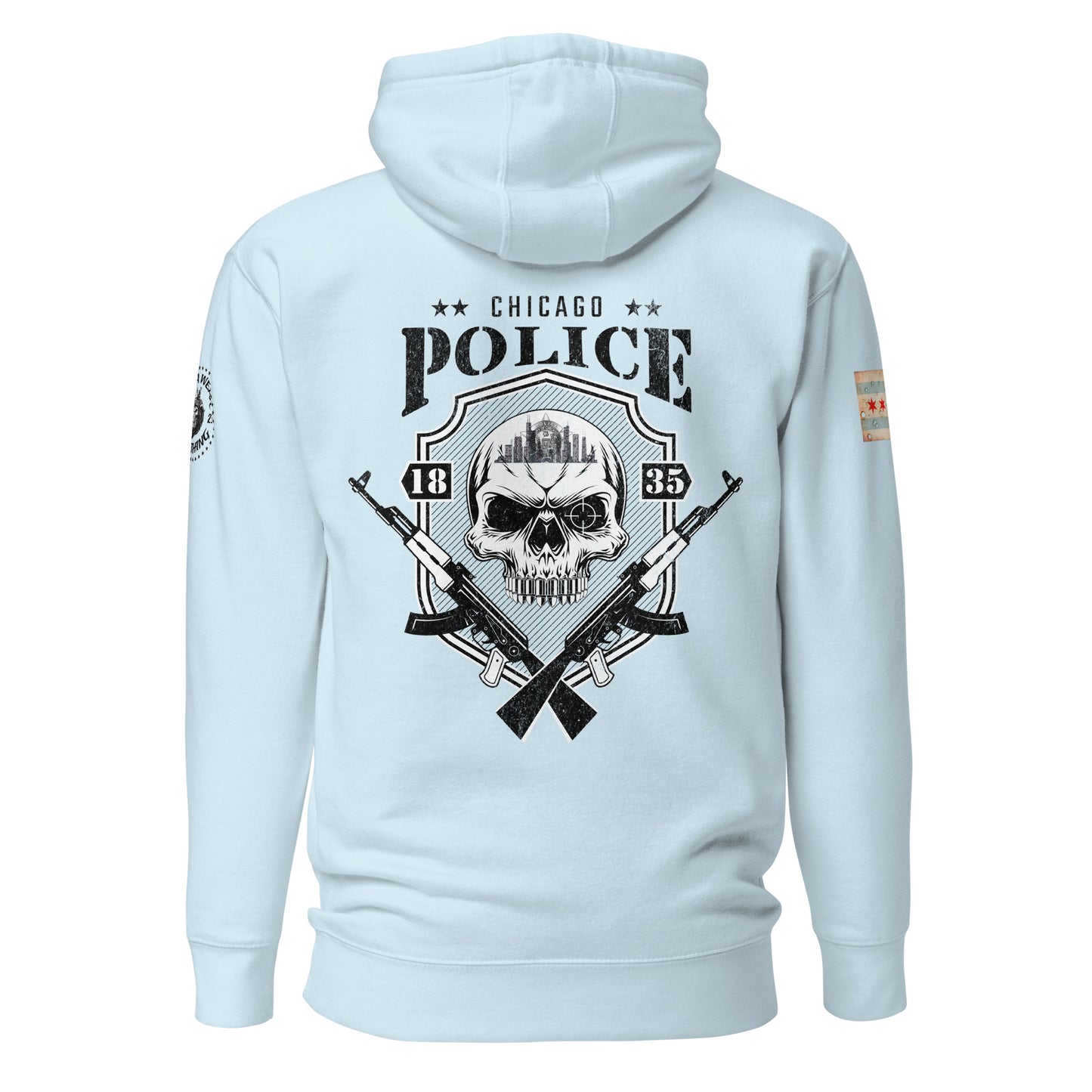 “Sniper Skull” Chicago Police Hoodie by Alpha Wear