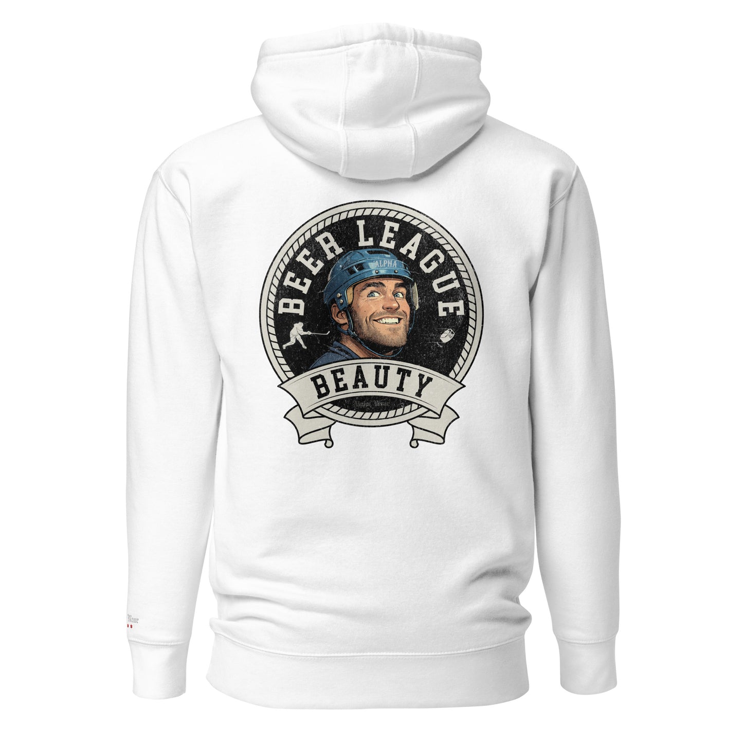 "Beer League Beauty" Hoodie by Alpha Hockey Club
