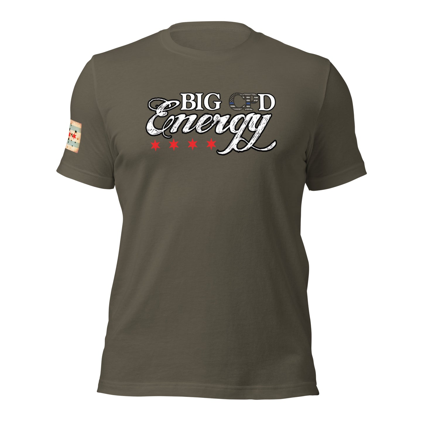 Original Big D Energy Chicago Police Tee Shirt