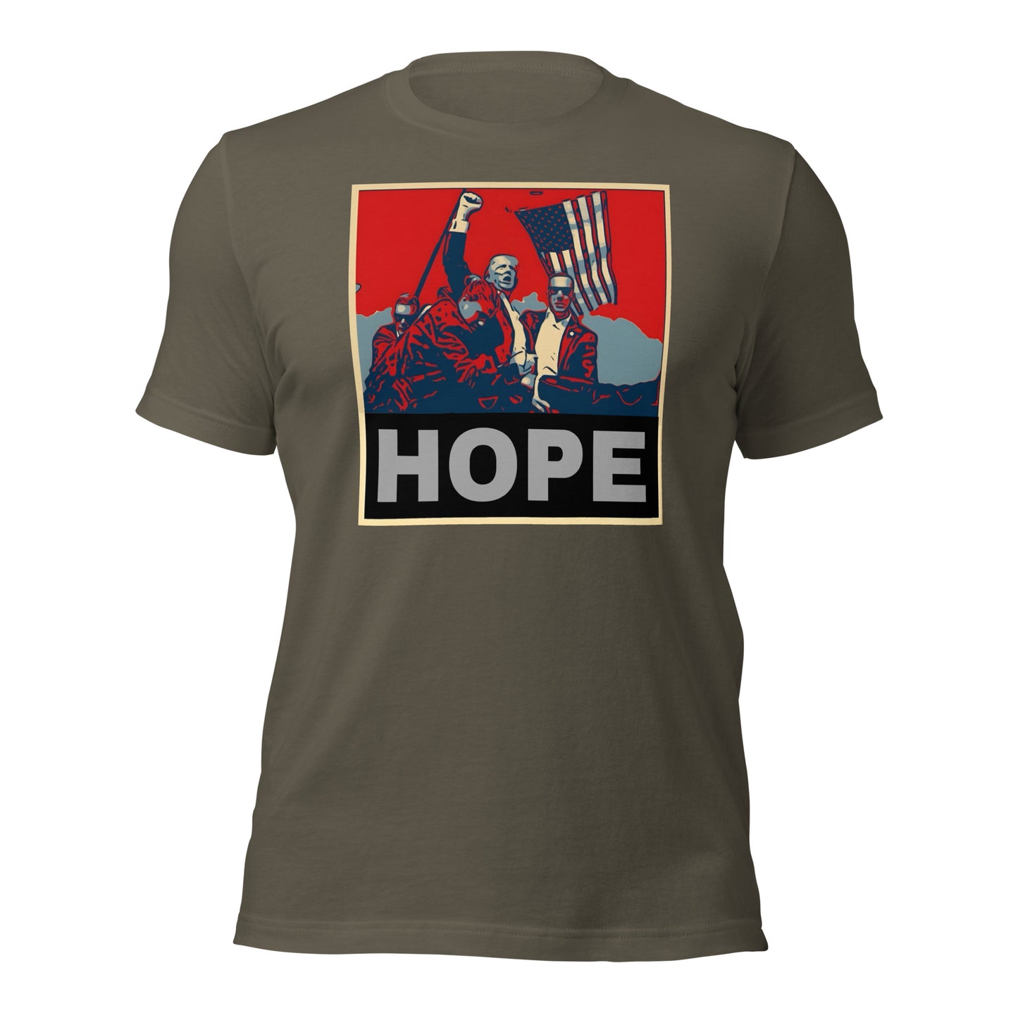 Trump Survived Assassination “HOPE” T-Shirt - Bold Political Statement Tee