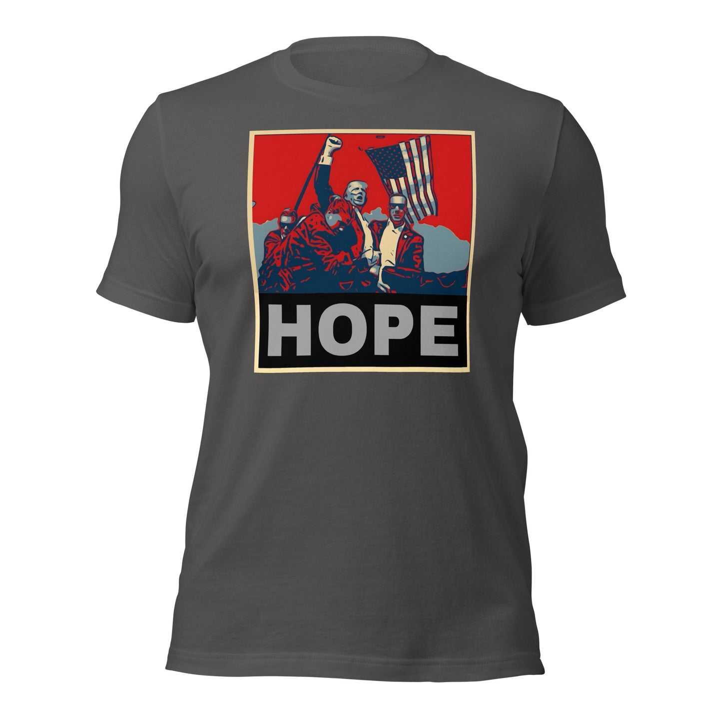 Trump Survived Assassination “HOPE” T-Shirt - Bold Political Statement Tee