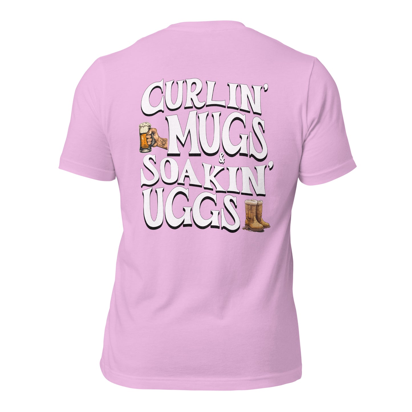 Alpha Hockey Club "Curlin’ Mugs & Soakin’ Uggs" Tee Shirt