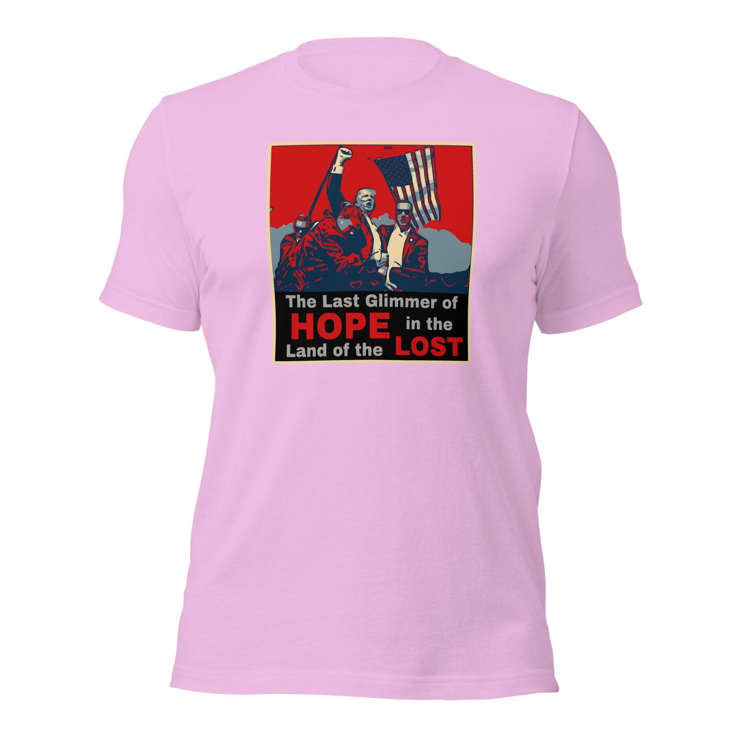 Trump 2024 T-Shirt - “The Last Glimmer of Hope, In the Land of the Lost" Tee - Political Statement Shirt - MAGA Apparel - Pro-Trump Graphic Tee