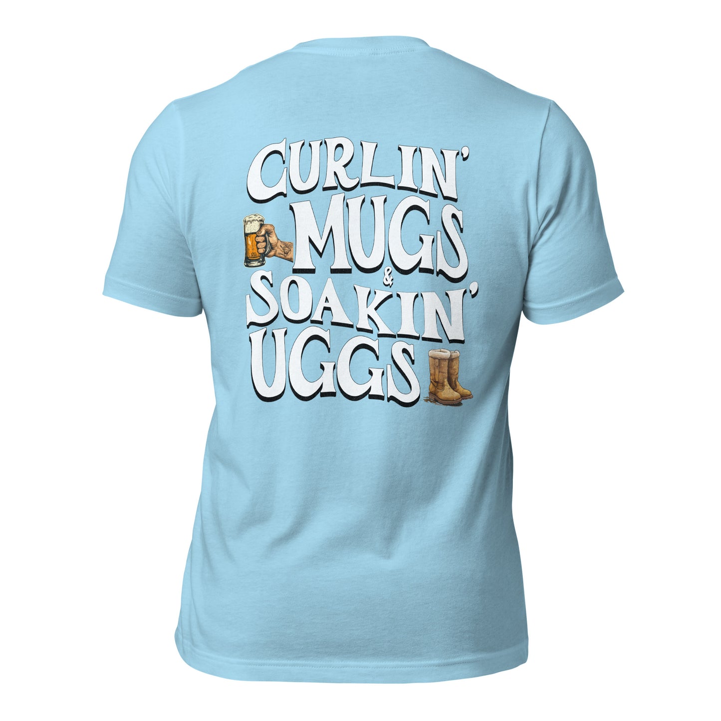 Alpha Hockey Club "Curlin’ Mugs & Soakin’ Uggs" Tee Shirt