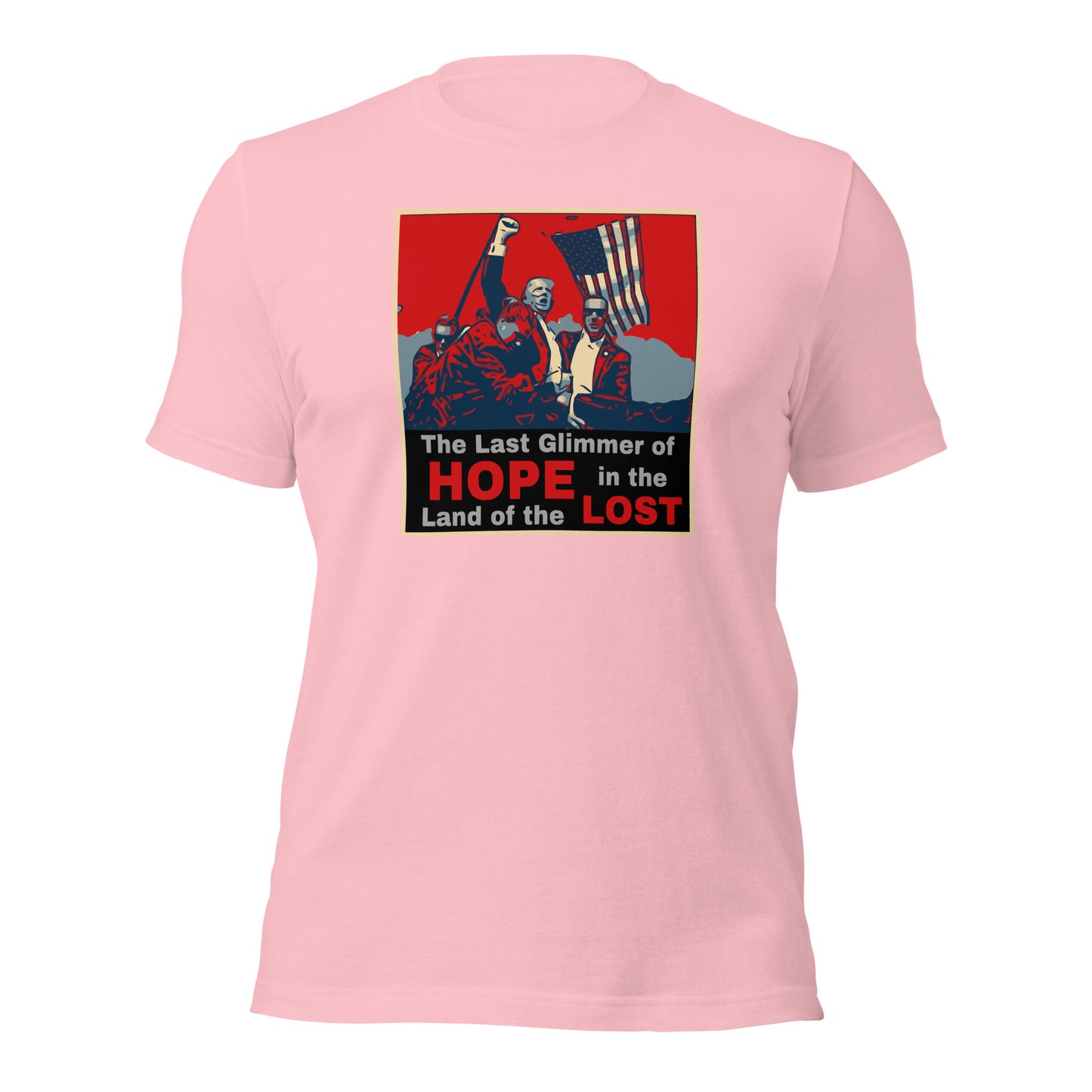Trump 2024 T-Shirt - “The Last Glimmer of Hope, In the Land of the Lost" Tee - Political Statement Shirt - MAGA Apparel - Pro-Trump Graphic Tee