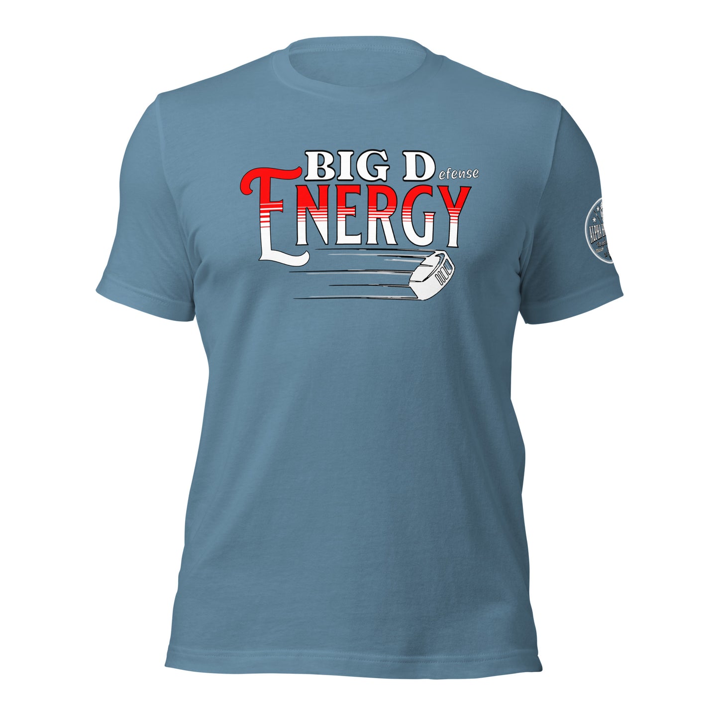 Alpha Hockey Club Big D Energy - Big Defense Energy T-Shirt