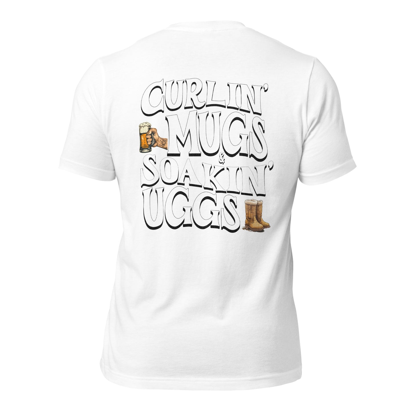 Alpha Hockey Club "Curlin’ Mugs & Soakin’ Uggs" Tee Shirt