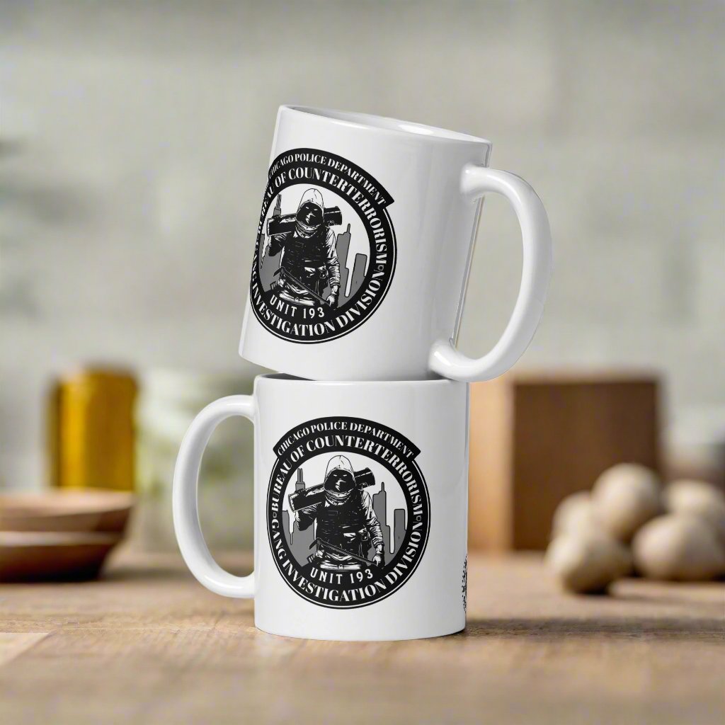 Unit 193 - Chicago Police Department - CPD BCT GID White Coffee Tea Mug Cup