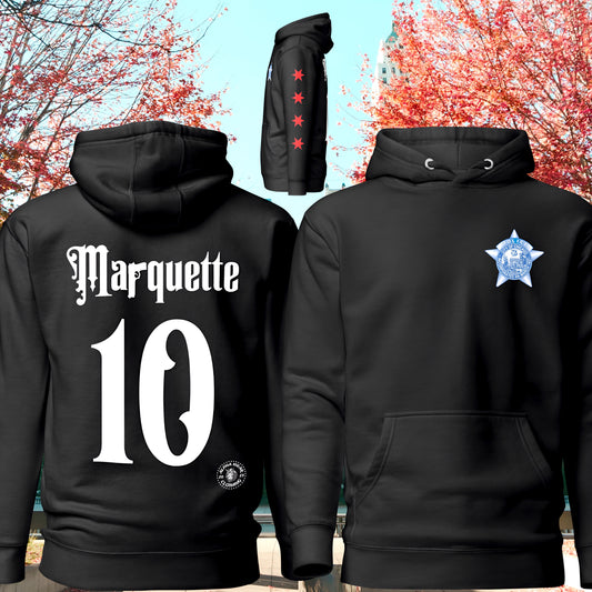 Chicago Police Marquette Ogden District 010 Hoodie | Law Enforcement Apparel