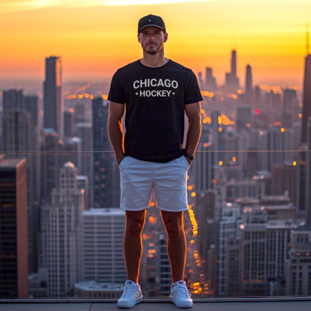 Chicago Hockey Basic T-Shirt by Alpha Hockey Club