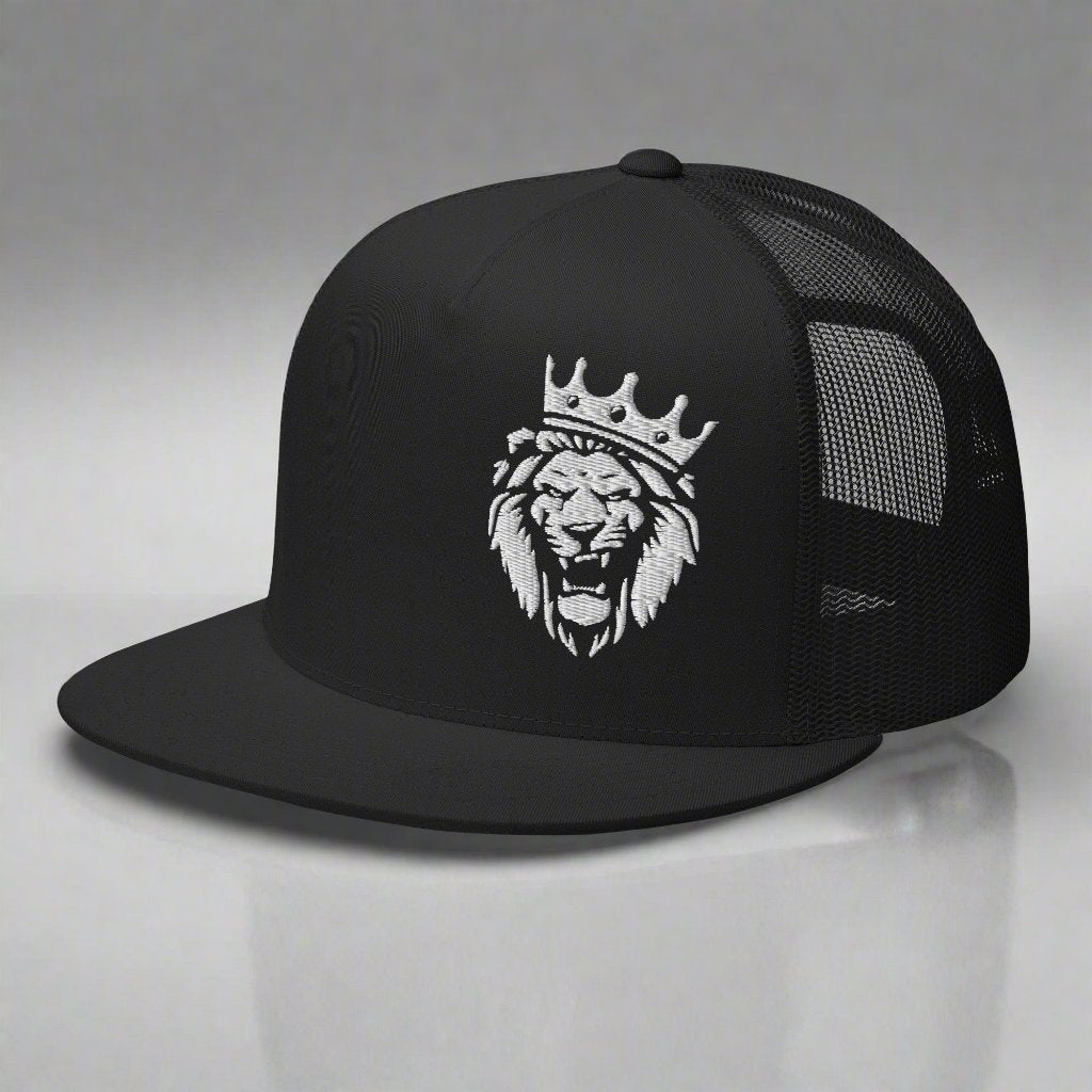 Alpha Hockey Club Original Flagship Lion Logo Trucker Hat Cap