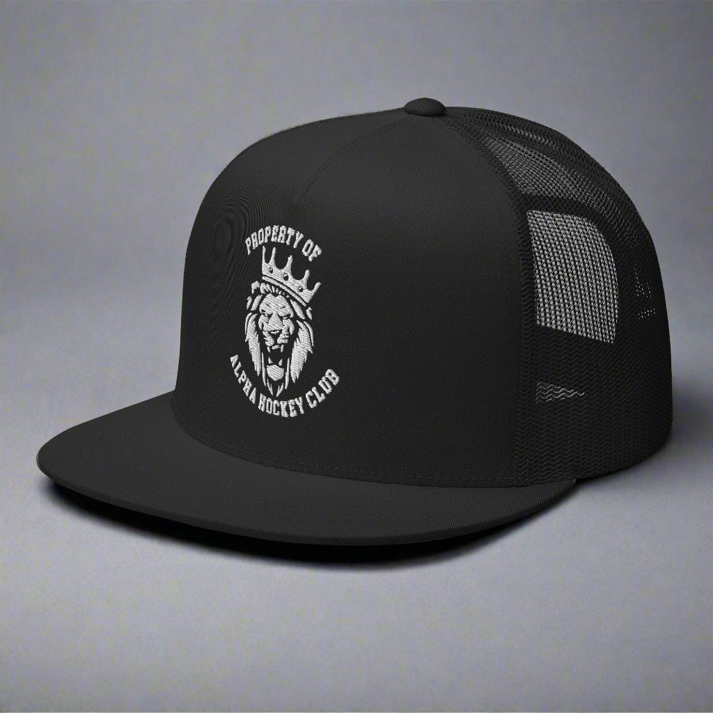 Property of Alpha Hockey Club Trucker Hat Cap