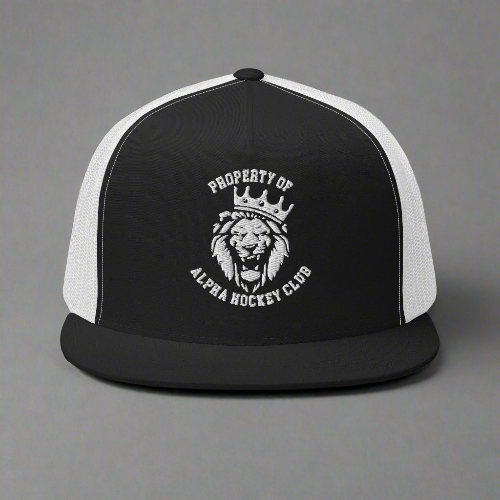 Property of Alpha Hockey Club Trucker Hat Cap