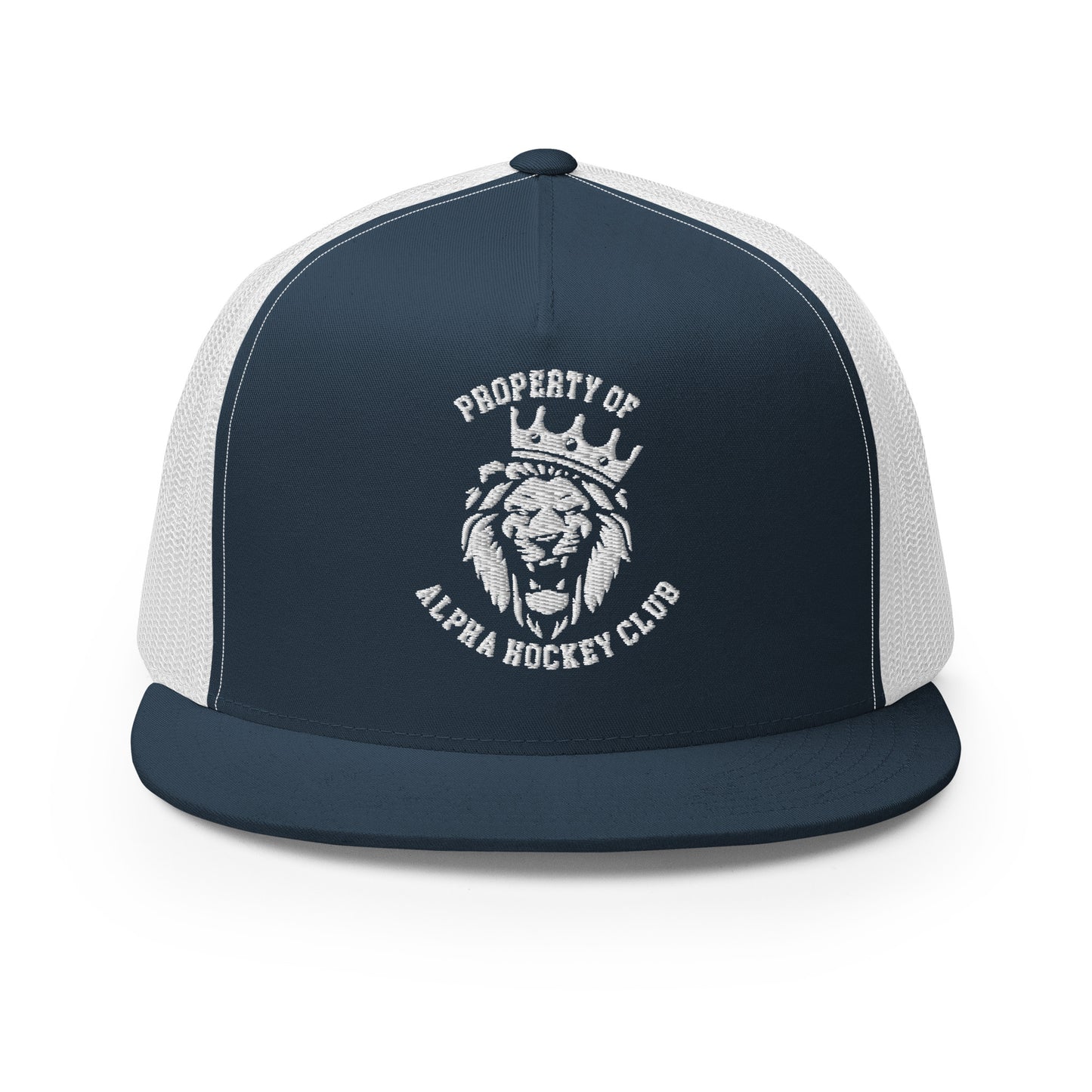 Property of Alpha Hockey Club Trucker Hat Cap