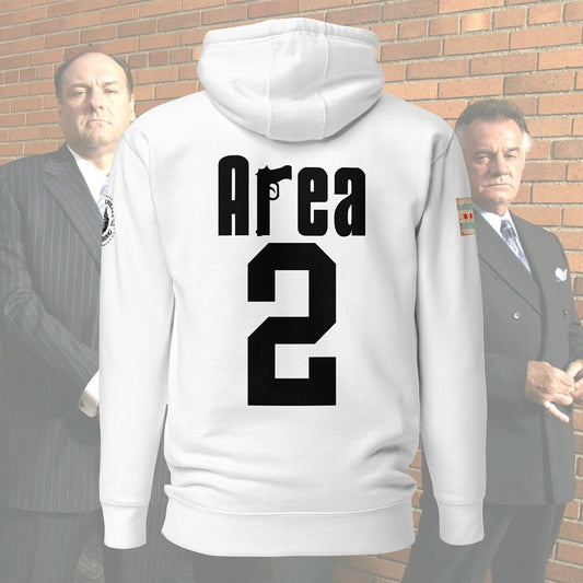 Area 2 - Chicago Police Detective Division Area 2 Sopranos Inspired Hoodie By Alpha Wear