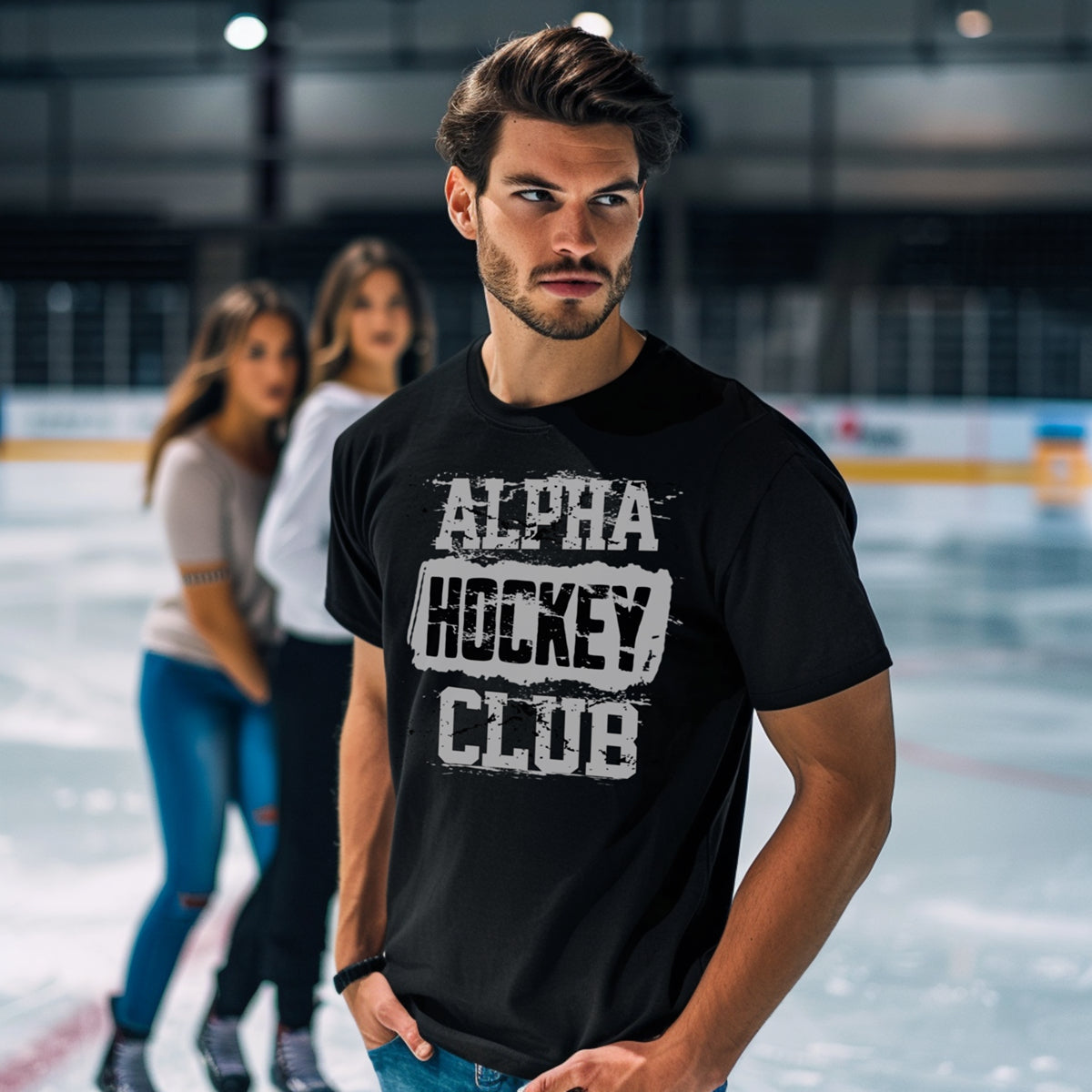 Alpha Hockey Club Graphic Tee Shirt