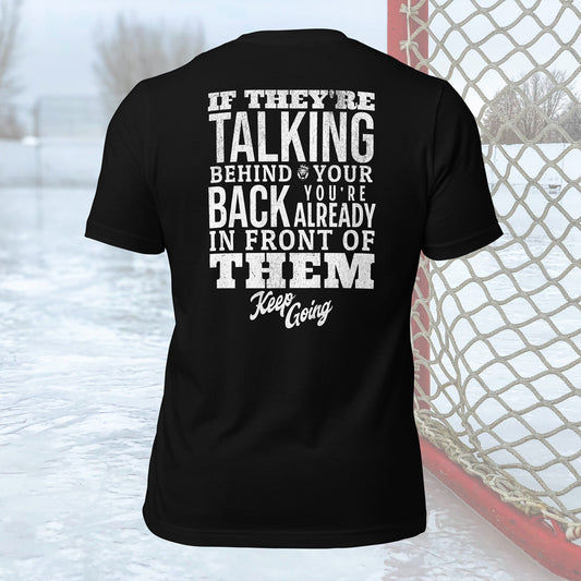 “Keep Going” Motivational T-Shirt by Alpha Hockey Club