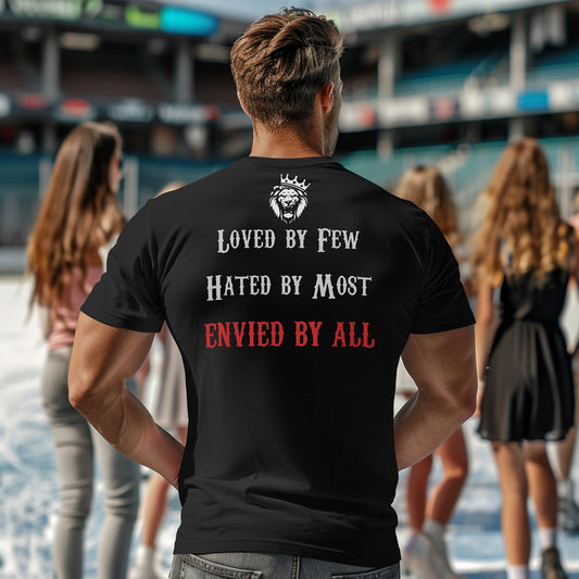 Alpha Hockey Club Original “Love Hate Envy” Ice Hockey T-Shirt