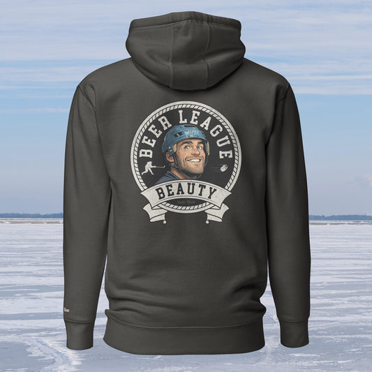 "Beer League Beauty" Hoodie by Alpha Hockey Club