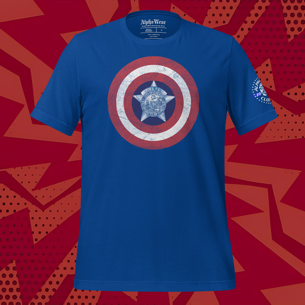 The Chicago Police Captain America T-Shirt