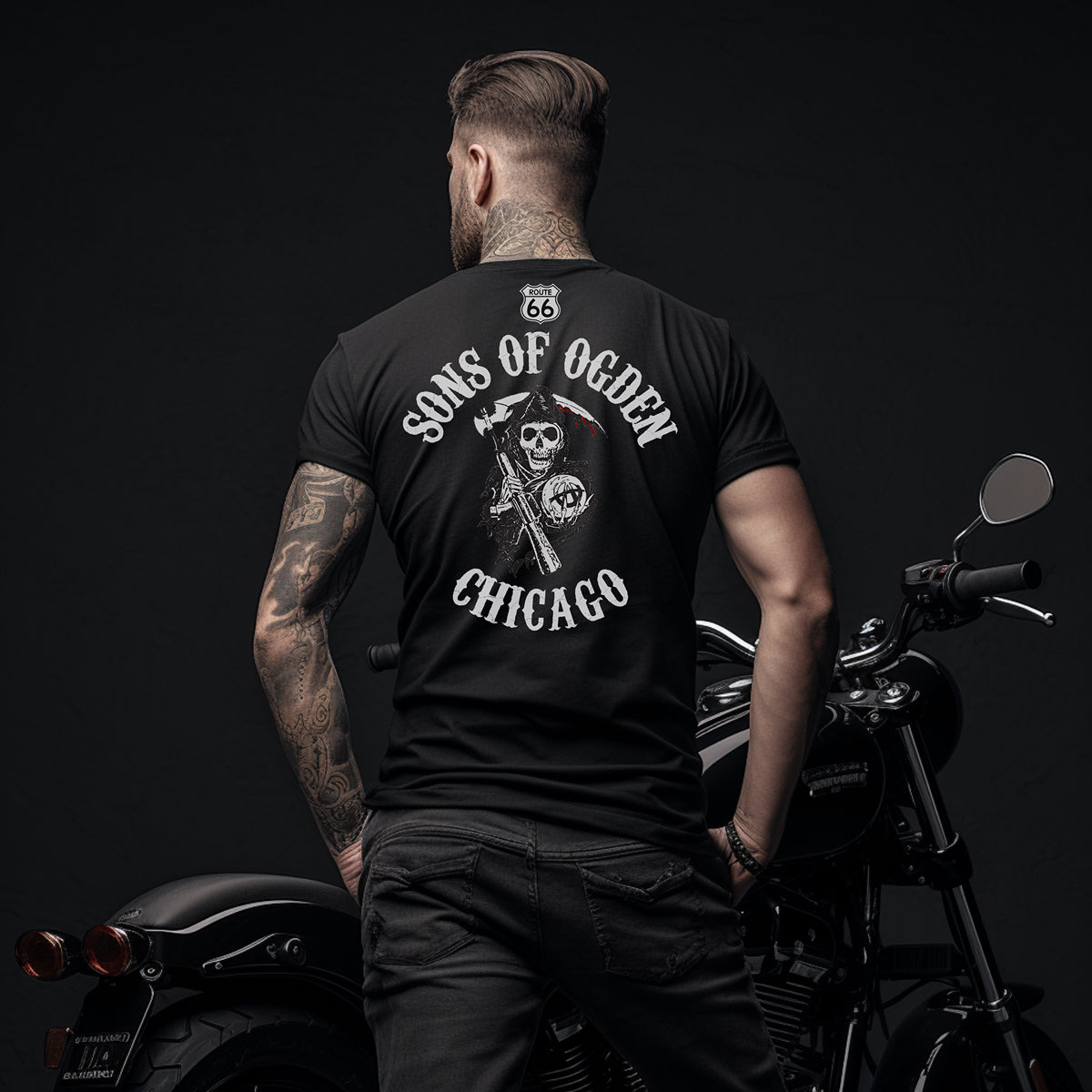 District 010 - Ogden: Chicago Police Sons of Anarchy Inspired Tee Shirt