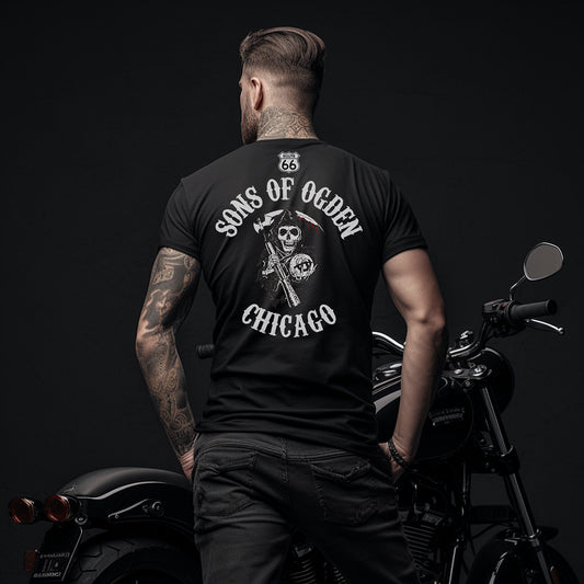 District 010 - Ogden: Chicago Police Sons of Anarchy Inspired Tee Shirt