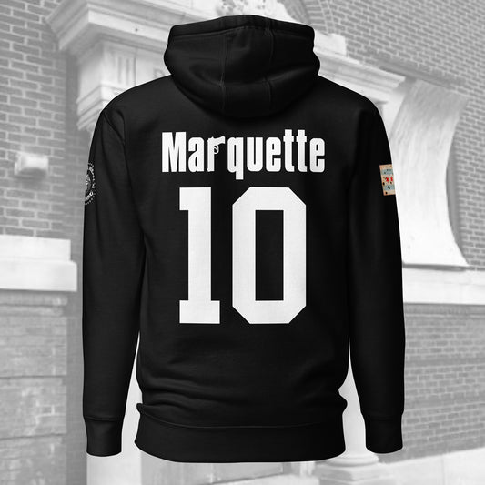 District 010 - Chicago Police 010th District Marquette Sopranos Inspired Hoodie by Alpha Wear