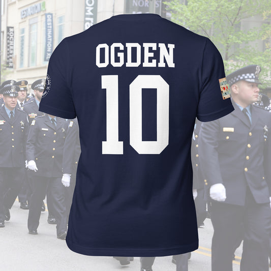 District 010 - Chicago Police 010th District Ogden Sopranos Inspired T-Shirt by Alpha Wear