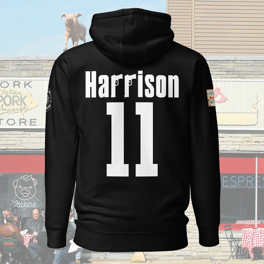 District 011 - Chicago Police 011th District Harrison Sopranos Inspired Hoodie by Alpha Wear