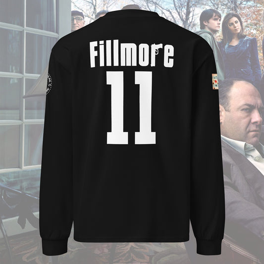 District 011 - Chicago Police 011th District Fillmore Sopranos Inspired Heavy Weight Crewneck T-Shirt by Alpha Wear