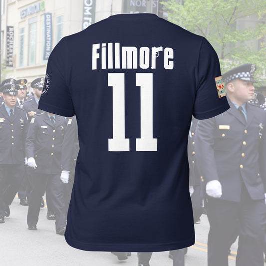 District 011 - Chicago Police 011th District Fillmore Sopranos Inspired T-Shirt by Alpha Wear