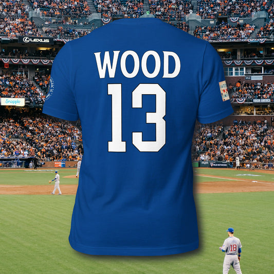 District 013 - Wood: Chicago Police Wood District 13 Jersey T-Shirt