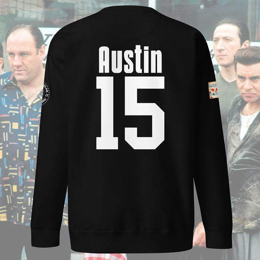 District 015 - Chicago Police 015th District Austin Sopranos Inspired Crewneck Sweatshirt by Alpha Wear