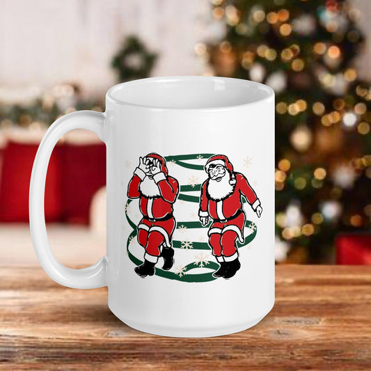 “Griddy Santa” Coffee Mug Christmas Holiday by Alpha Wear