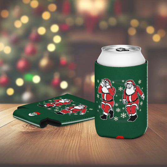 “Griddy Santa” Funny Holiday Can Cooler Koozie by Alpha Wear